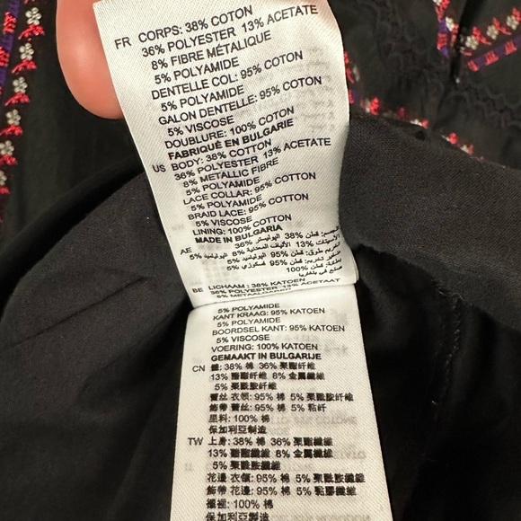 SANDRO Sibel Mock Neck Long Sleeve Dress - Picture 11 of 14